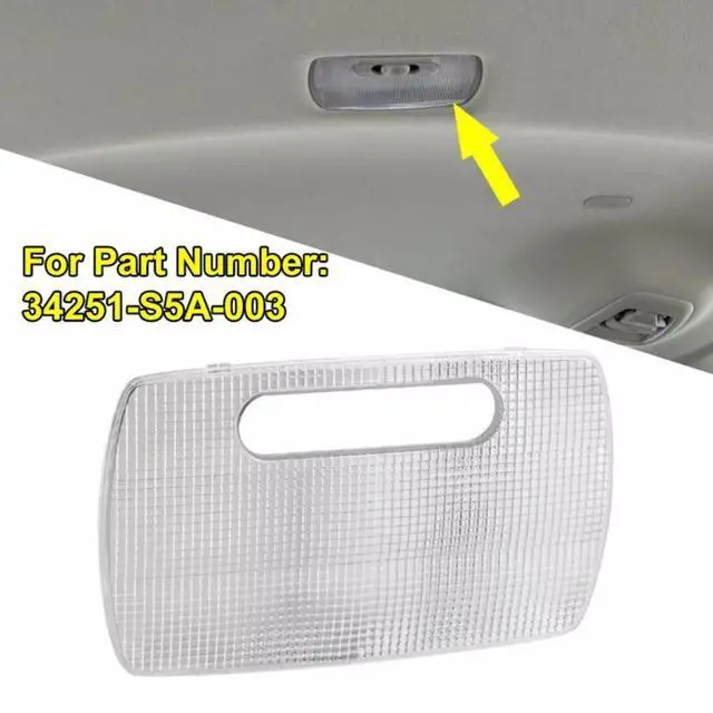 Alt view image 4 of 5 - Yassdwbn Interior Roof Light Lens 34251-S5A-003 For Honda Accord Civic CR-V HR-V Insight