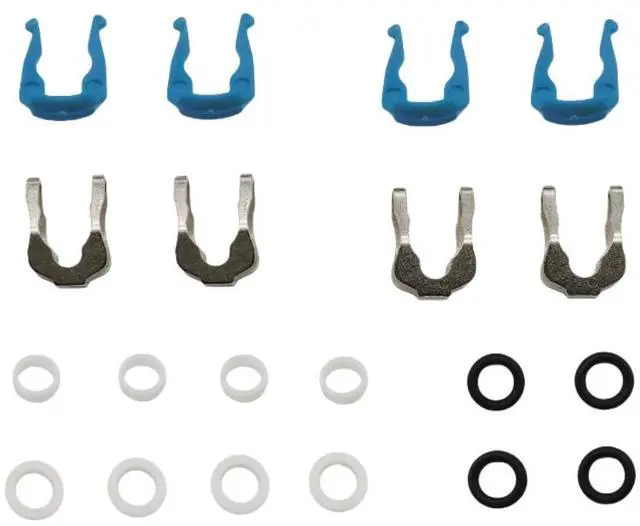 Alt view image 4 of 5 - Yassdwbn Car Engine Petrol Fuel Delivery Injector Air Intake Seal Kit For Vauxhall Opel