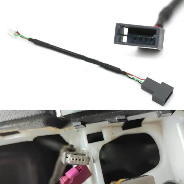 Alt view image 5 of 5 - Paiying 4 PIN Plug CD Radio Cable Connector Adapter For Kia KX3/5 Sorento Hyundai Sonata
