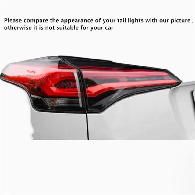 Alt view image 4 of 5 - Furulu 2pcs Rear Tail Light Seal Gasket For Toyota RAV4 2016-2018