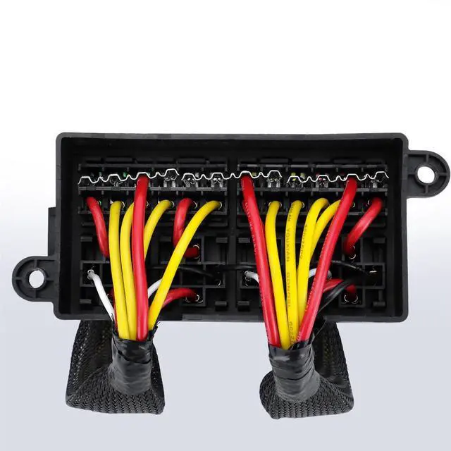 Main image of Furulu 12V Pre-Wired Fuse Relay Box With 4pcs 4-Pin 40A Relays & 12 Fuses For Auto Car Marine Boat