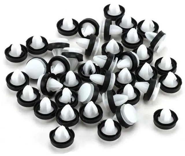 Alt view image 4 of 5 - Yassdwbn 40pcs W716507-S300 Front Door Plastic Trim Clips For Ford Transit