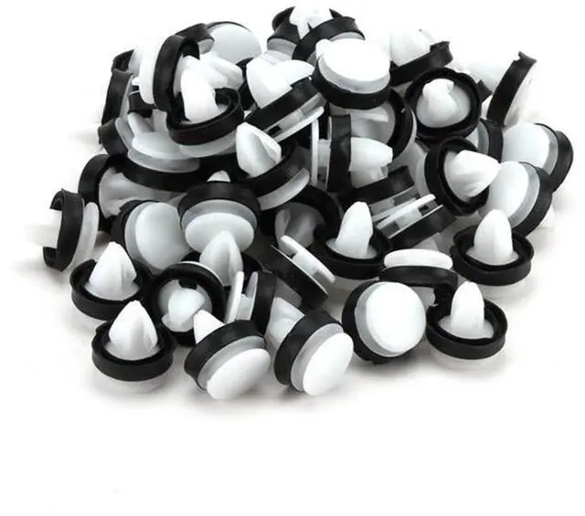 Alt view image 5 of 5 - Yassdwbn 40pcs W716507-S300 Front Door Plastic Trim Clips For Ford Transit