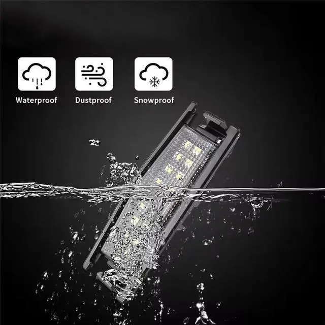 Alt view image 5 of 5 - Yassdwbn 2x White LED License Plate Lights Lamp For 2016-2022 Mazda MX5 Miata D09H-51-270