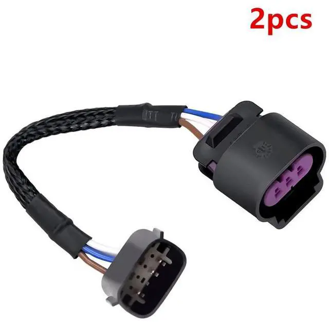 Main image of Yassdwbn 2pcs HID to LED Headlight Adapter Cable Connector For Ford F150 F-150 2009-2014
