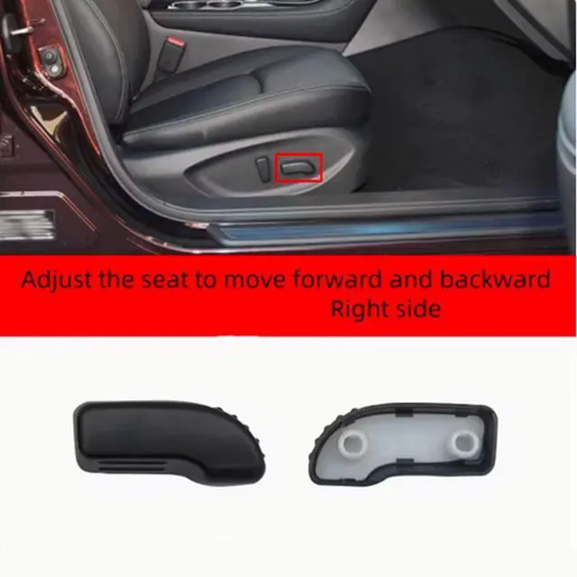 Alt view image 5 of 5 - Paiying 1× Right Side Seat Adjustment Slide Rail Switch Button Fit For Nissan & Infiniti