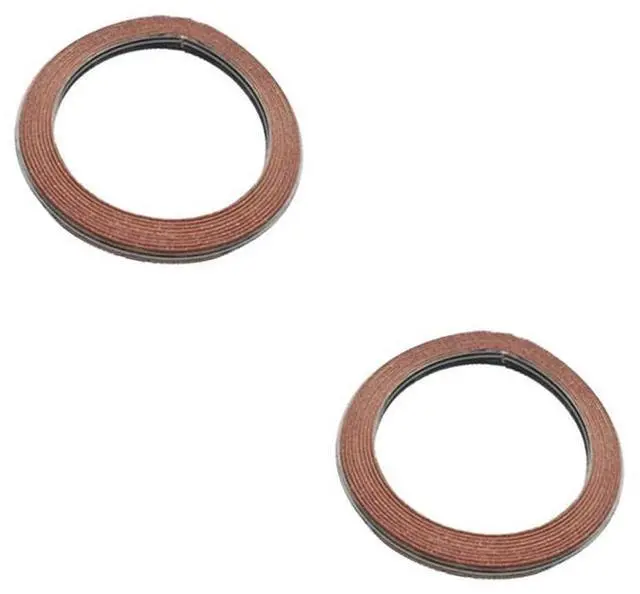 Alt view image 2 of 5 - Yassdwbn 2Pcs 90917-06076 Pipe Connector Gaskets For Toyota Highlander Tacoma Lexus ES350