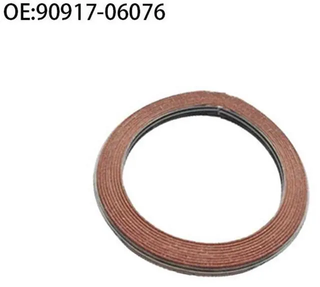 Alt view image 4 of 5 - Yassdwbn 2Pcs 90917-06076 Pipe Connector Gaskets For Toyota Highlander Tacoma Lexus ES350