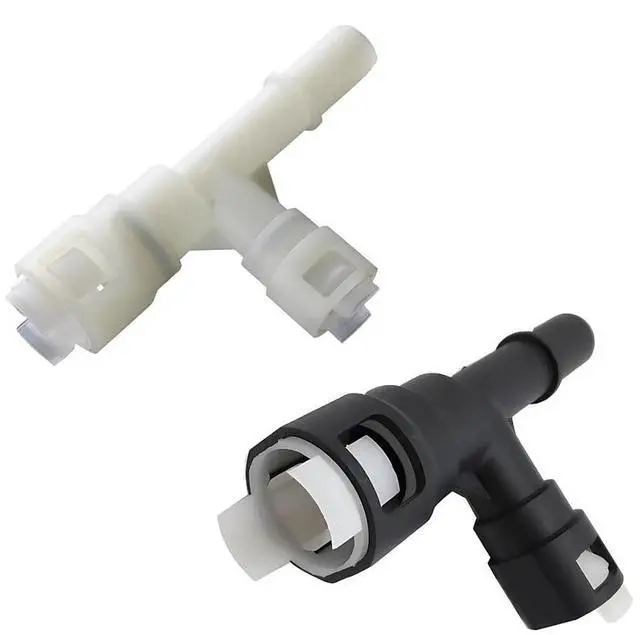 Alt view image 2 of 5 - Yassdwbn 2Pcs Car HVAC Heater Inlet Hose T- Shape Connector For Chevrolet Suburban Tahoe