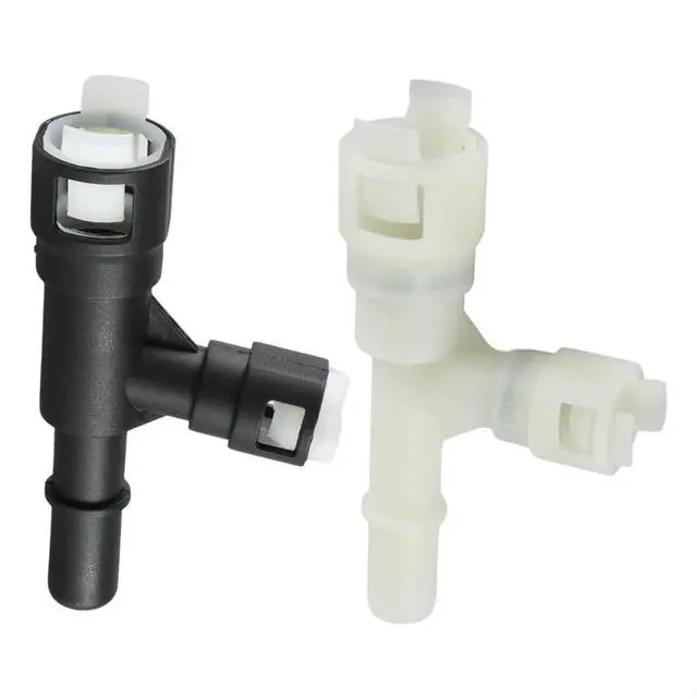 Alt view image 5 of 5 - Yassdwbn 2Pcs Car HVAC Heater Inlet Hose T- Shape Connector For Chevrolet Suburban Tahoe