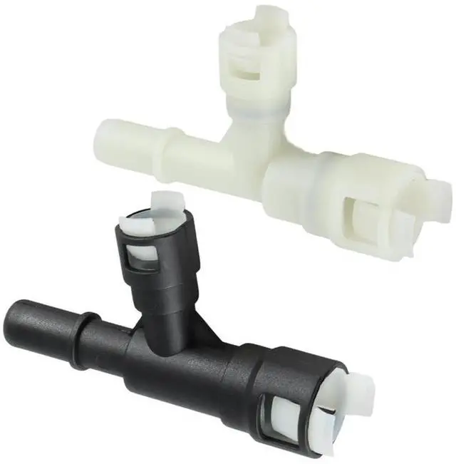Alt view image 3 of 5 - Yassdwbn 2Pcs Car HVAC Heater Inlet Hose T- Shape Connector For Chevrolet Suburban Tahoe