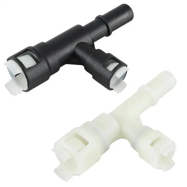 Alt view image 4 of 5 - Yassdwbn 2Pcs Car HVAC Heater Inlet Hose T- Shape Connector For Chevrolet Suburban Tahoe