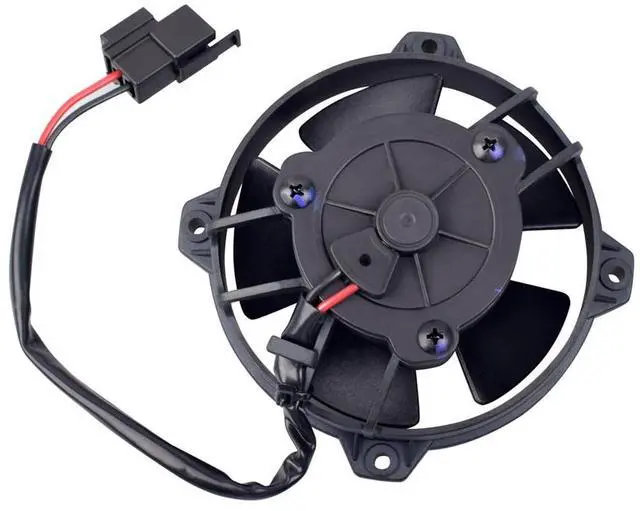 Alt view image 2 of 4 - Paiying 30103018 4'' 12v Puller Low Profile Fan Va32-A101-62a Cooling Fan Motor Radiator
