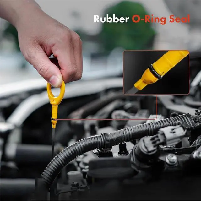 Alt view image 4 of 5 - Yassdwbn Car Engine Oil Level Dipstick 4F1E6750AB For Ford Taurus 2004 V6 3.0L 24V DOHC