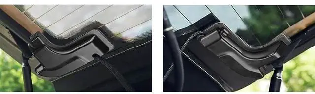 Alt view image 4 of 5 - FYUU Rear Defogger Cable Cover Accessories For Jeep Wrangler JL Wrangler 2018-2024