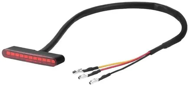 Alt view image 4 of 5 - Paiying Universal LED Rear Tail Running Stop Mini Strip Brake Light For Motorcycle ATV