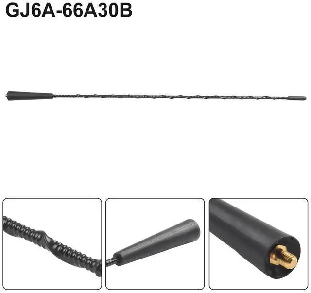 Alt view image 4 of 5 - Yassdwbn 1x Car Radio Antenna Mast GJ6A-66A30B For 2003-2005 Mazda 6 2004-2006 Mazda 3