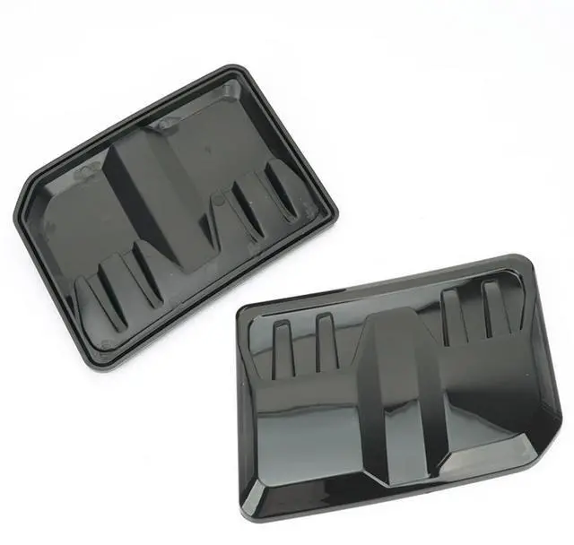Alt view image 3 of 5 - Yassdwbn 2pcs Universal Car Exterior Hood Vent Scoop Cover Air Intake Grille Inlet Trim