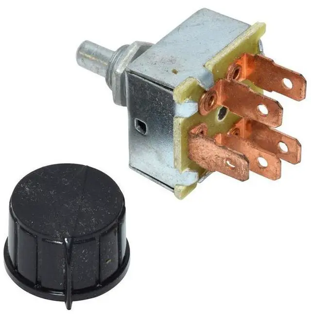 Alt view image 2 of 5 - Furulu A/C Blower Switch 3 Speed 5 Copper Post Hvac System Switch Sw1000C For Truck