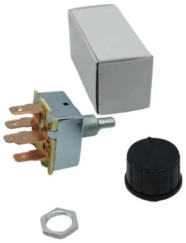 Alt view image 4 of 5 - Furulu A/C Blower Switch 3 Speed 5 Copper Post Hvac System Switch Sw1000C For Truck
