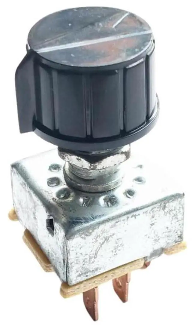 Alt view image 3 of 5 - Furulu A/C Blower Switch 3 Speed 5 Copper Post Hvac System Switch Sw1000C For Truck