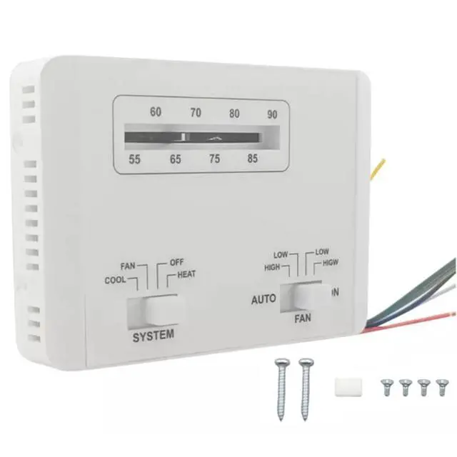 Alt view image 3 of 7 - Furulu 7330G3351 Thermostat Single Stage Heat/Cool For Rv Air Conditioners