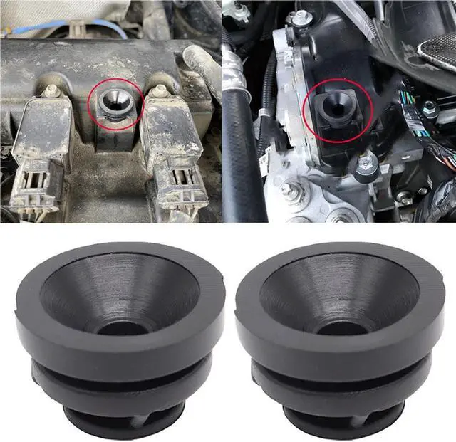 Alt view image 3 of 5 - Paiying 2 x Engine Mount Bush Buffer Cushion Cover For Mazda P301-10-238 P30110238
