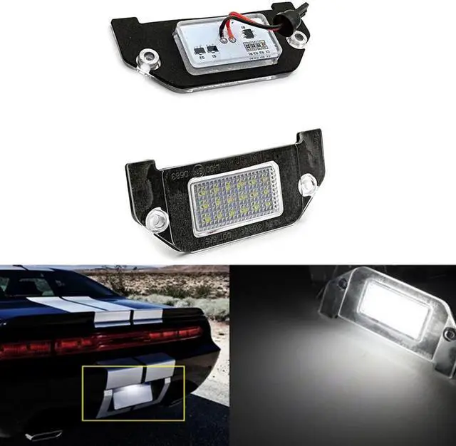 Alt view image 5 of 5 - Furulu 2Pcs LED License Plate Lights For Chrysler 300 300C 300S Sebring 4805846AA