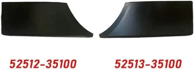 Alt view image 3 of 5 - Paiying Front Left+Right Bumper Filler Trim Panels for ToyotaFJ Cruiser 2007-2014 1Pair