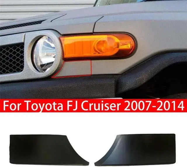 Alt view image 5 of 5 - Paiying Front Left+Right Bumper Filler Trim Panels for ToyotaFJ Cruiser 2007-2014 1Pair