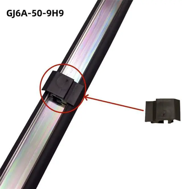 Alt view image 5 of 6 - Paiying 4Pcs Roof Molding Trim Clip Gj6A509H9 For Mazda 2 3 6 Rx-8