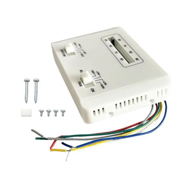 Alt view image 6 of 7 - Furulu 7330G3351 Thermostat Single Stage Heat/Cool For Rv Air Conditioners