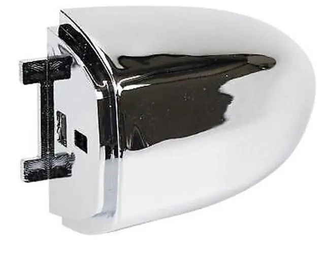 Alt view image 3 of 5 - Yassdwbn For Fiat 500X From 2015 Chrome Front Handle Cap Right (Passenger) S/Hole