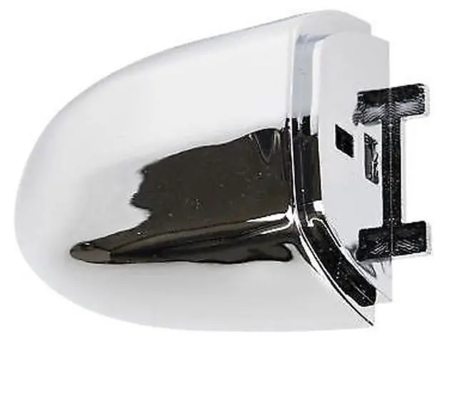 Alt view image 5 of 5 - Yassdwbn For Fiat 500X From 2015 Chrome Front Handle Cap Right (Passenger) S/Hole