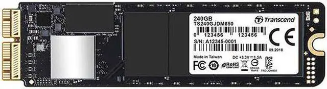 Main image of TS240GJDM850 - Transcend JetDrive 850 240GB PCI Express NVMe 3.0 x4 Solid State Drive