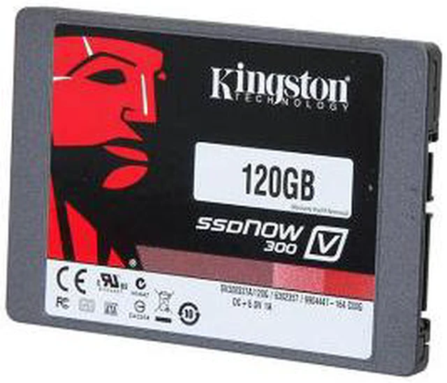 Main image of Kingston SSDNow V300 120 GB 2.5" Internal Solid State Drive - SATA - 450 MBps Maximum Read Transfer Rate - 450 MBps Maximum Write Transfer Rate