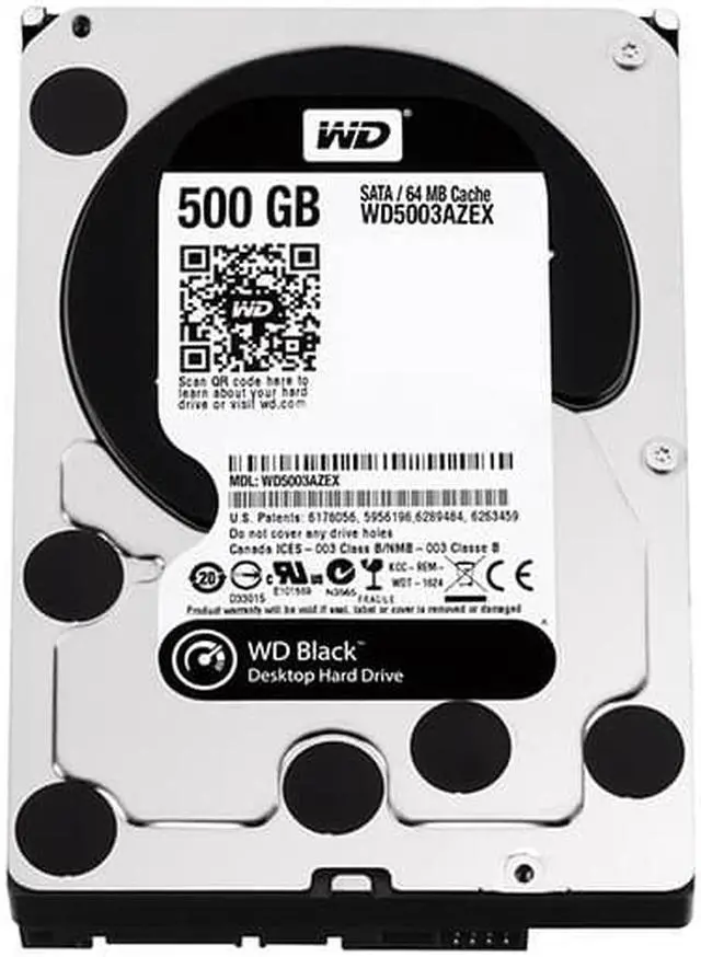 Alt view image 4 of 4 - Western Digital WD5003AZEX Caviar Black 3.5" 500GB SATA Hard Drive