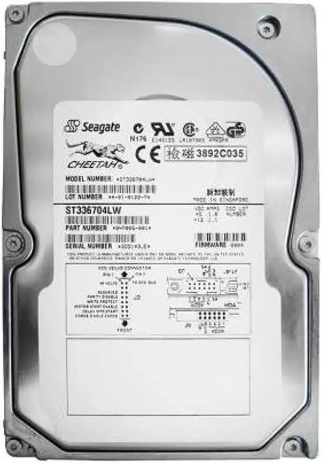 Main image of Seagate ST336704LW Cheetah 36LP ST336704LW 36.70 GB Hard Drive - 3.5" Internal - SCSI (Wide Ultra2 SCSI)
