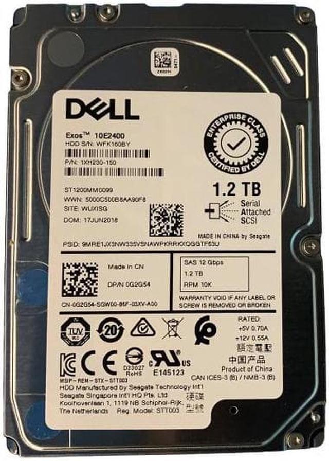 ST1200MM0099 - Seagate Performance 10K 1.2TB 10000RPM SAS 12Gb/s 128MB  Cache 512n 2.5-inch Hard Drive