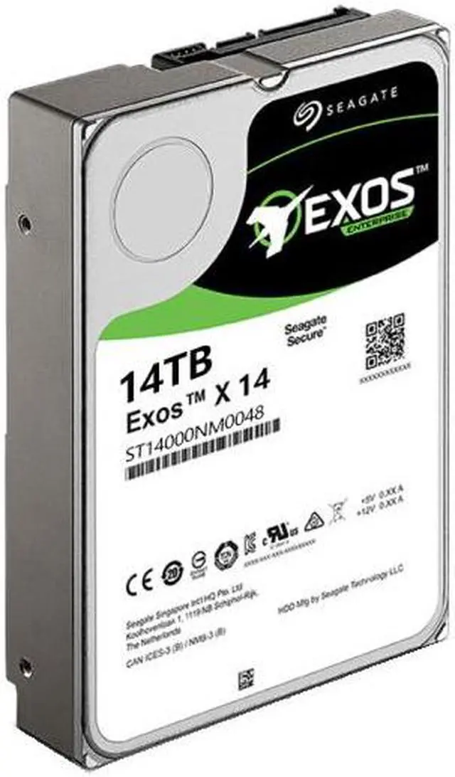 Alt view image 2 of 5 - Seagate ST14000NM0048 Exos X14 ST14000NM0048 14 TB Hard Drive - 3.5" Internal - SAS (12Gb/s SAS)