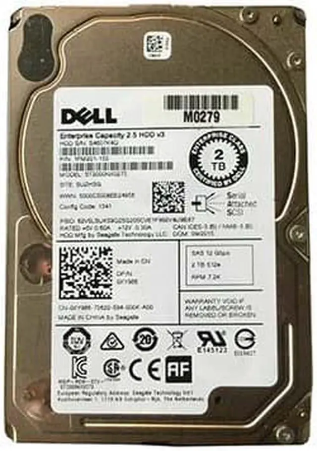 Main image of 1FM201-150 - Seagate Capacity V.3 2TB 7200RPM SAS 12Gb/s 128MB Cache (512e) 2.5-inch Enterprise Hard Drive
