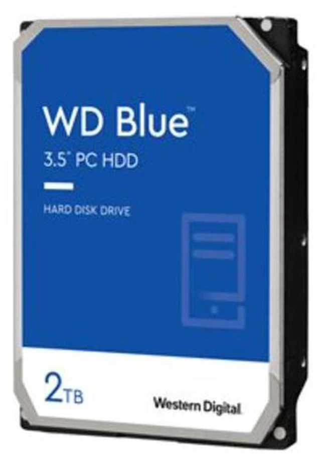Main image of WD20EZBX - Western Digital Blue PC Desktop 2TB SATA 6Gb/s 7200RPM 256MB Cache 3.5-inch Hard drive