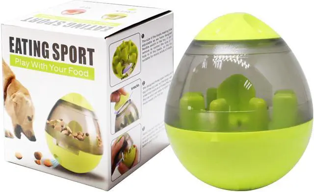 Alt view image 3 of 7 - Interactive Tumbler Ball Dog Toy Bite Resistant IQ Pet Training