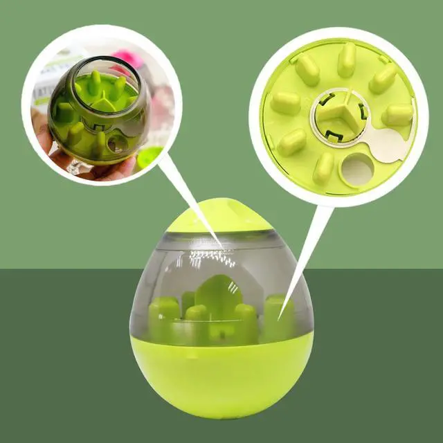 Alt view image 4 of 7 - Interactive Tumbler Ball Dog Toy Bite Resistant IQ Pet Training