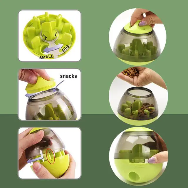 Alt view image 5 of 7 - Interactive Tumbler Ball Dog Toy Bite Resistant IQ Pet Training