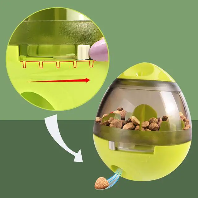 Alt view image 6 of 7 - Interactive Tumbler Ball Dog Toy Bite Resistant IQ Pet Training