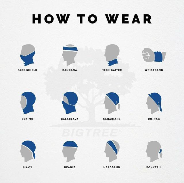 Alt view image 3 of 4 - 4pk Bandana Handkerchief Scarf Headband Hair Tie Hat Liner 100% Cotton White