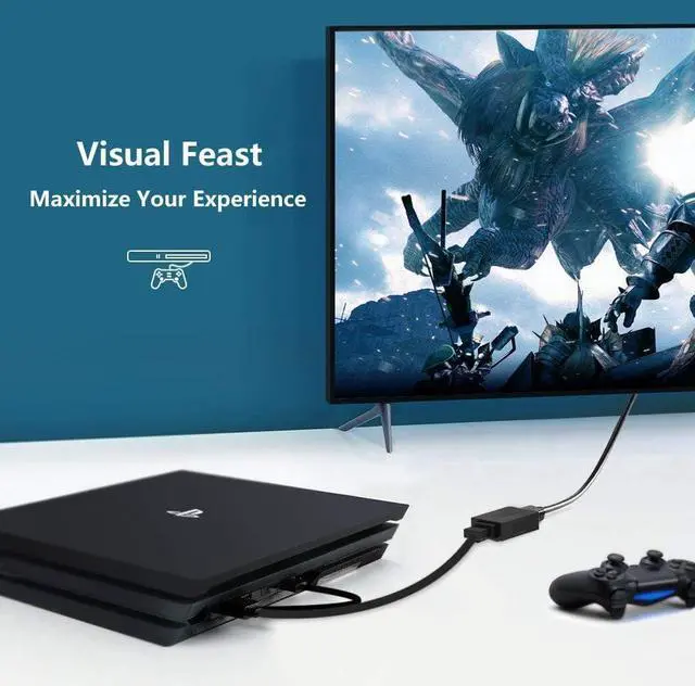 Alt view image 7 of 7 - HDMI to DisplayPort Adapter 4K@60Hz Not-Bidirectional HDMI to Display Port Unidirectional HDMI Source to DP Display Male to Female for Computer Monitor PS4 NS