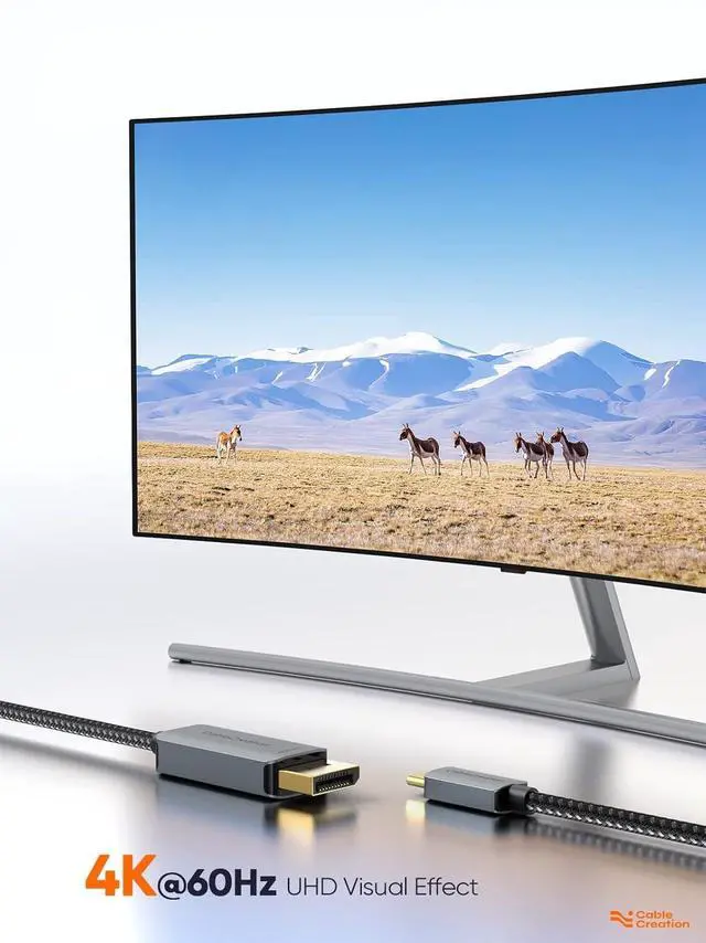 Alt view image 3 of 7 - CableCreation Short USB4 Cable 1FT, Thunderbolt 4 Cable 40Gbps, 240W, 8K@60Hz, Compatible with Thunderbolt 3, Thunderbolt 4 and USB-C
