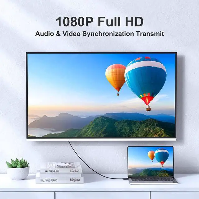 Alt view image 6 of 7 - DisplayPort to HDMI Cable 3ft DP to HDMI Uni-Directional Cable Gold Plated Display Port to HDMI Cord Male to Male Compatible for Desktop Monitor Projector HDTV Laptop